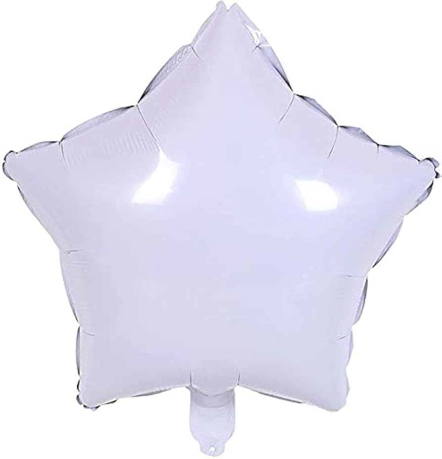 [10 Pack] Star Shape Foil Balloons, 18" Mylar Aluminum Foil Balloons 45cm Decorations for Birthda... | Amazon (US)