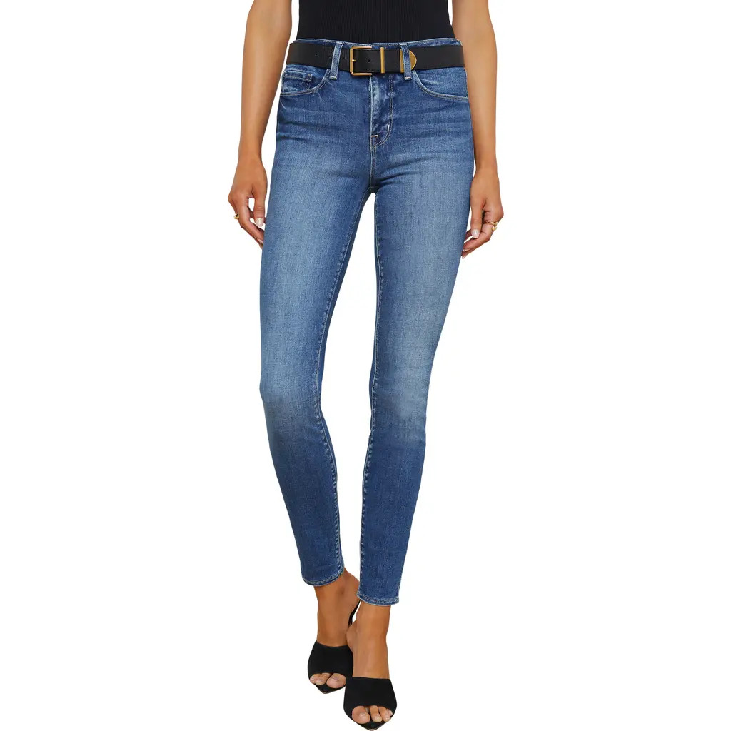 L'AGENCE Marguerite High Waist Skinny Jeans in Cambridge at Nordstrom, Size 24 | Nordstrom
