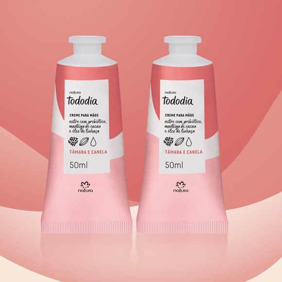 Kit Creme Nutritivo para as Mãos Tododia Tâmara e Canela | Natura BR