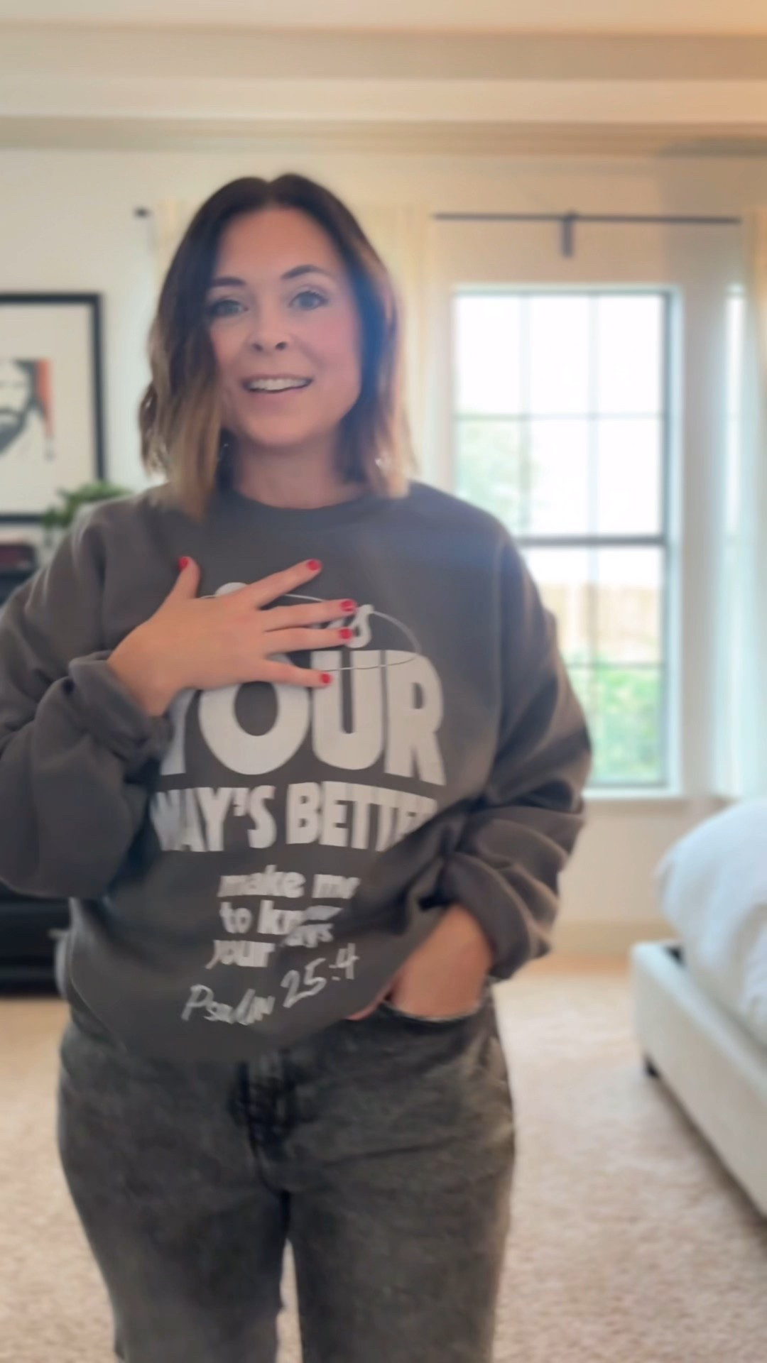 Wearing a size large for a roomy fit!  I’m usually a size Medium!  Love Worthy Wear!! 

#LTKOver40 #LTKSeasonal #LTKFindsUnder50