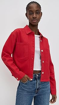 Z SUPPLY Women's All Day Cropped Denim Jacket | Amazon (US)