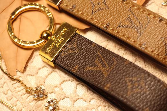 Repurposed Authentic Handmade Keychain Luxury Leather | Etsy | Etsy (US)