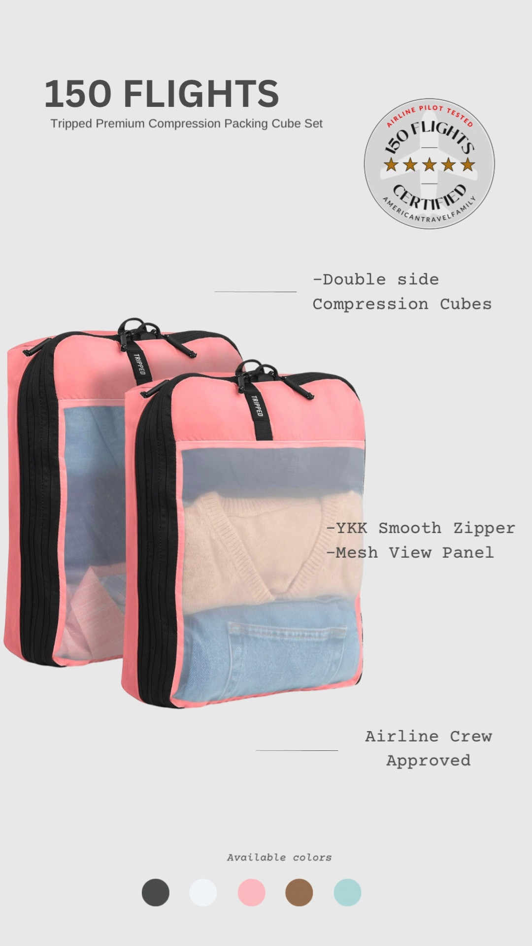 Compression packing cube: #organization.#packingcube #compressioncube #tripped #suitcaseaccessories

#LTKitbag #LTKtravel #LTKfindsunder100