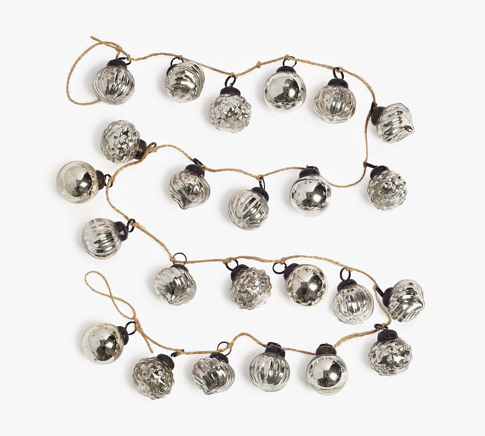 Mouth Blown Ornament Garland - 6' | Pottery Barn (US)