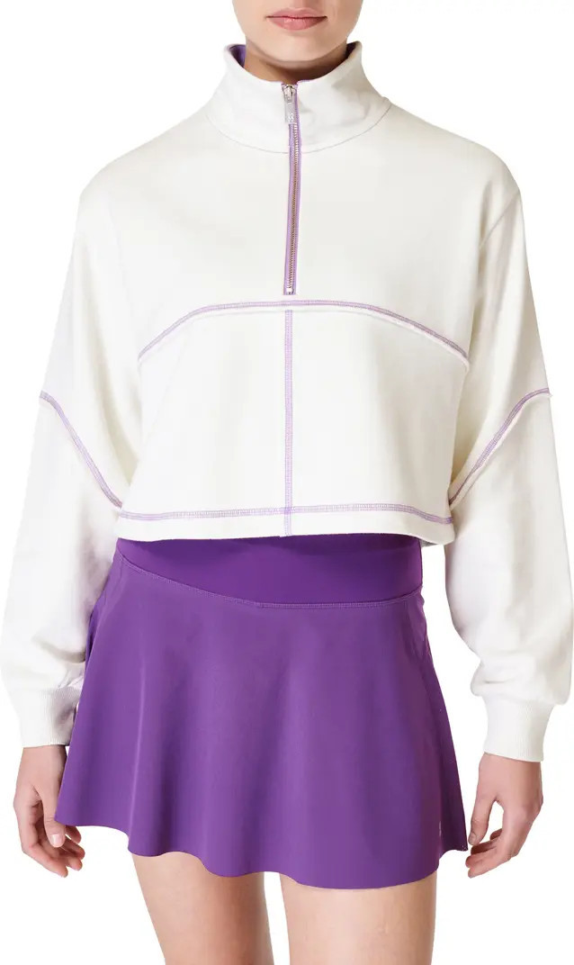 Revive Half Zip Crop Sweatshirt | Nordstrom