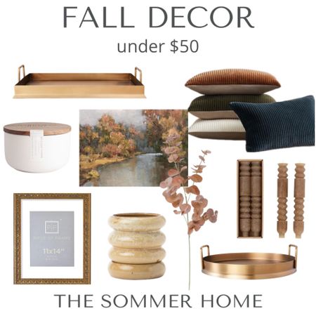 Fall decor, Amazon decor, Pottery Barn pillows, fall stems, candles, artwork, living room decor, coffee table decor, home decor 

#LTKSeasonal #LTKunder50 #LTKhome