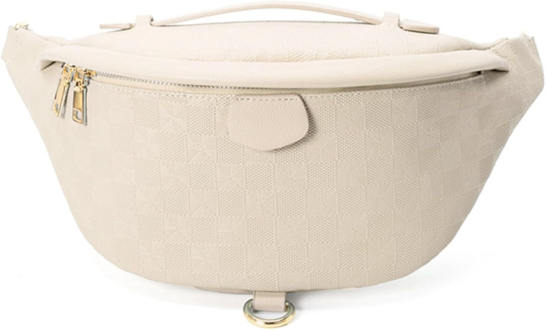 Xehuro Belt Bag for Women Fanny Pack Chest Bag Daypack Bum Bag Checkered Bag Multi Color (Beige-2... | Amazon (US)