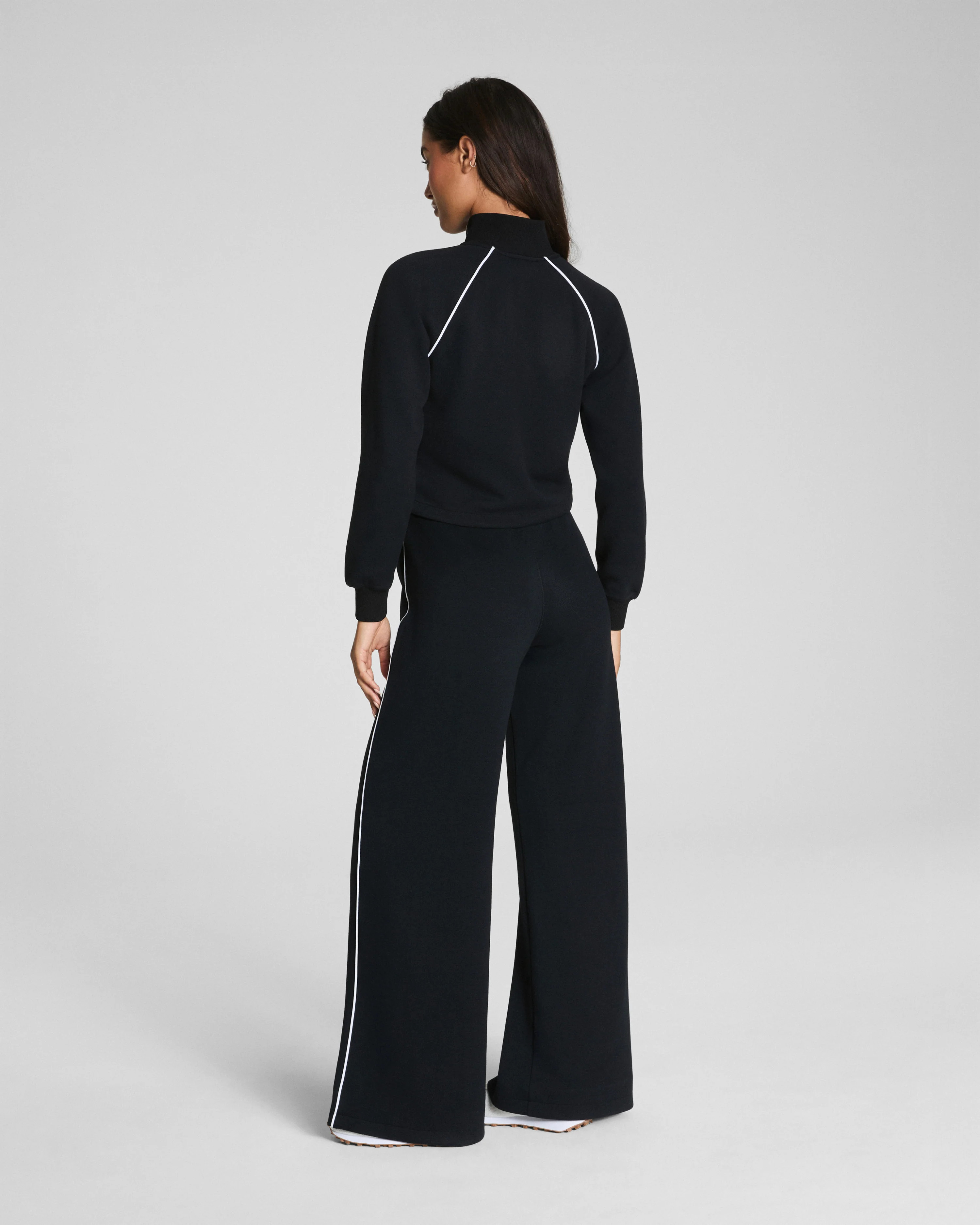 AirEssentials Pique Half Zip Jumpsuit | SPANX | Spanx