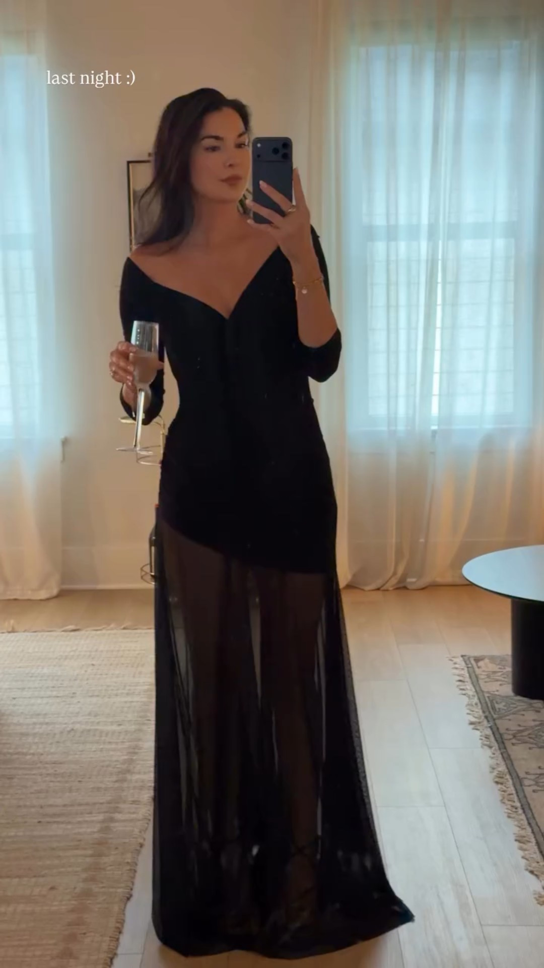last night :) in love with this black gown! would make such a gorgeous holiday party / NYE dress! 

LBD 

#LTKSeasonal #LTKWorkwear #LTKHoliday