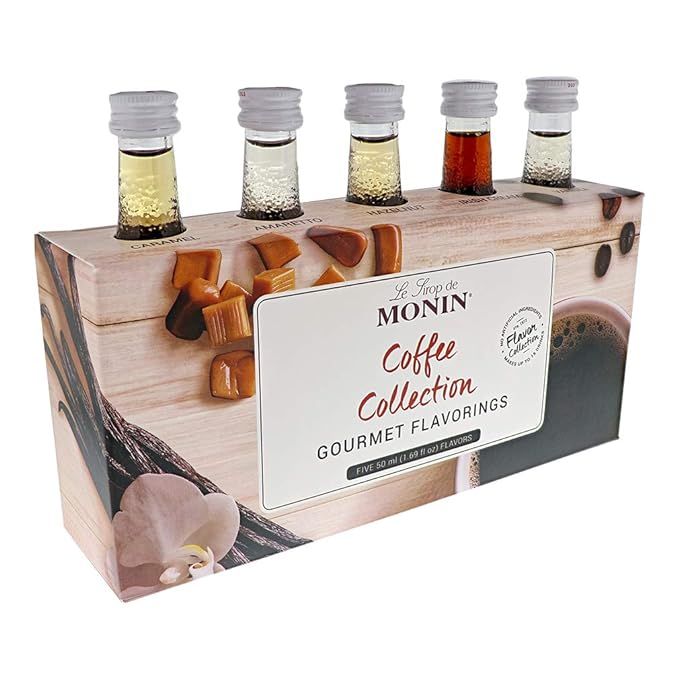Monin - Gourmet Flavorings Premium Coffee Collection, Great for Coffee, Tea, and Lattes, Non-GMO,... | Amazon (US)