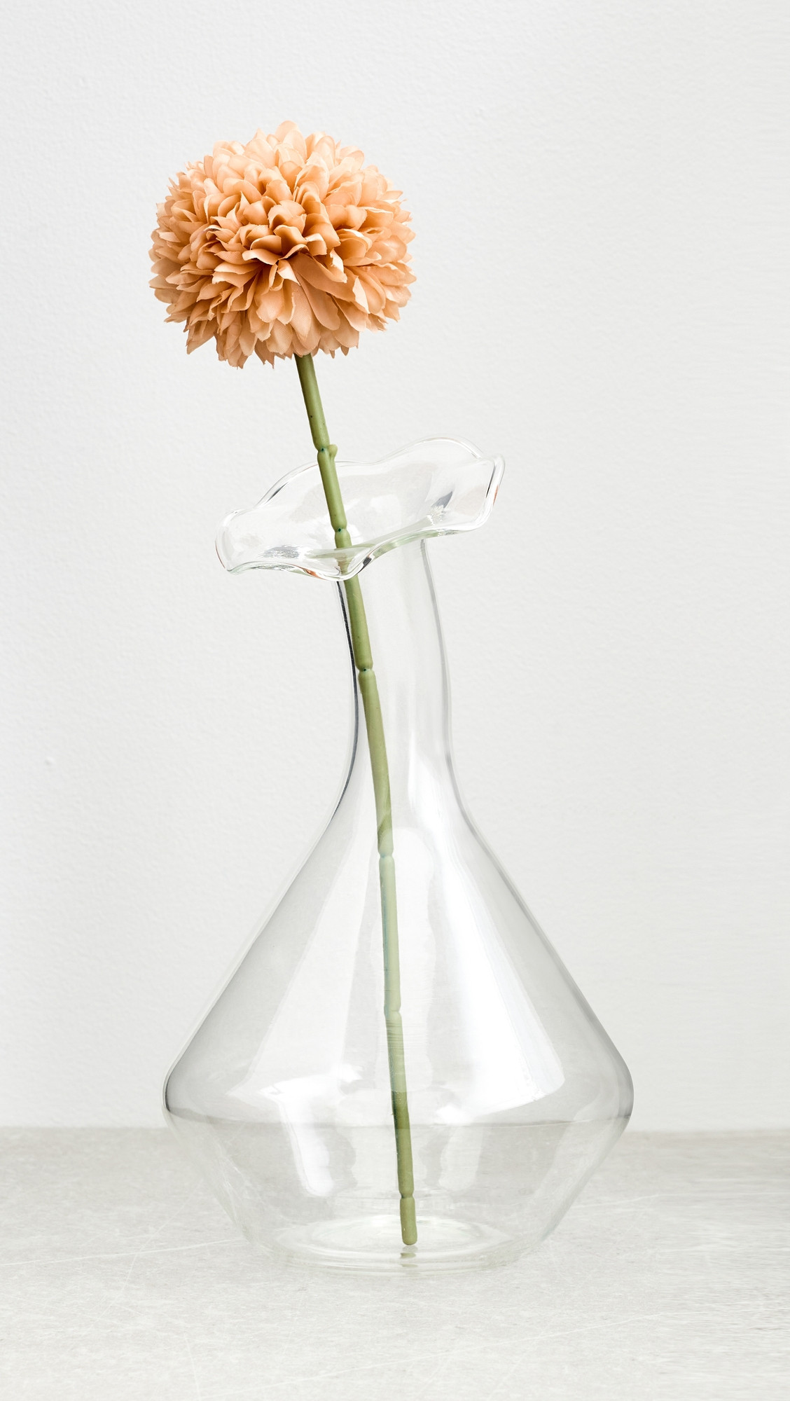 Tizo Design Glass Angled Neck Large Vase Clear One Size | Shopbop