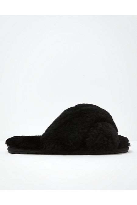 Emu Australia Mayberry Slipper Women's Black 6 | American Eagle Outfitters (US & CA)