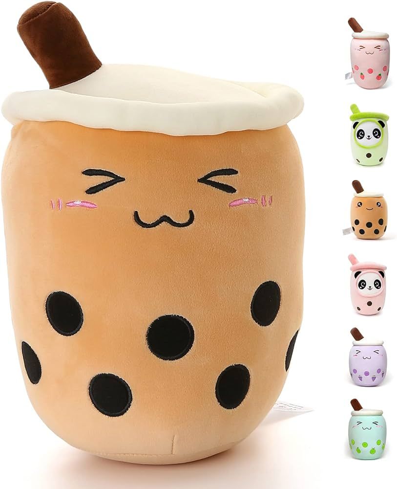Niuniu Daddy Stuffed Boba Plushies 13.7in Squishy Bubble Tea Plush Toy Pillow Cute Milk Tea Adora... | Amazon (US)