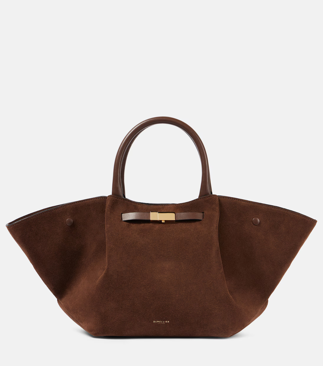 New York Midi suede tote bag | Mytheresa (UK)