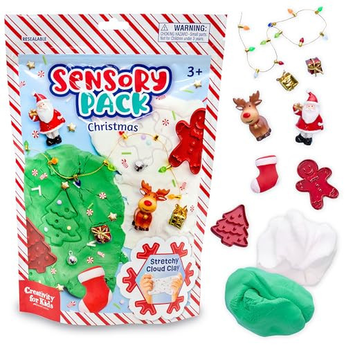 Creativity for Kids Sensory Pack: Christmas - Christmas Activities for Kids, Toddler Stocking Stuffers & Sensory Bin Filler, Travel Toys for Toddlers (Ages 3+) | Amazon (US)