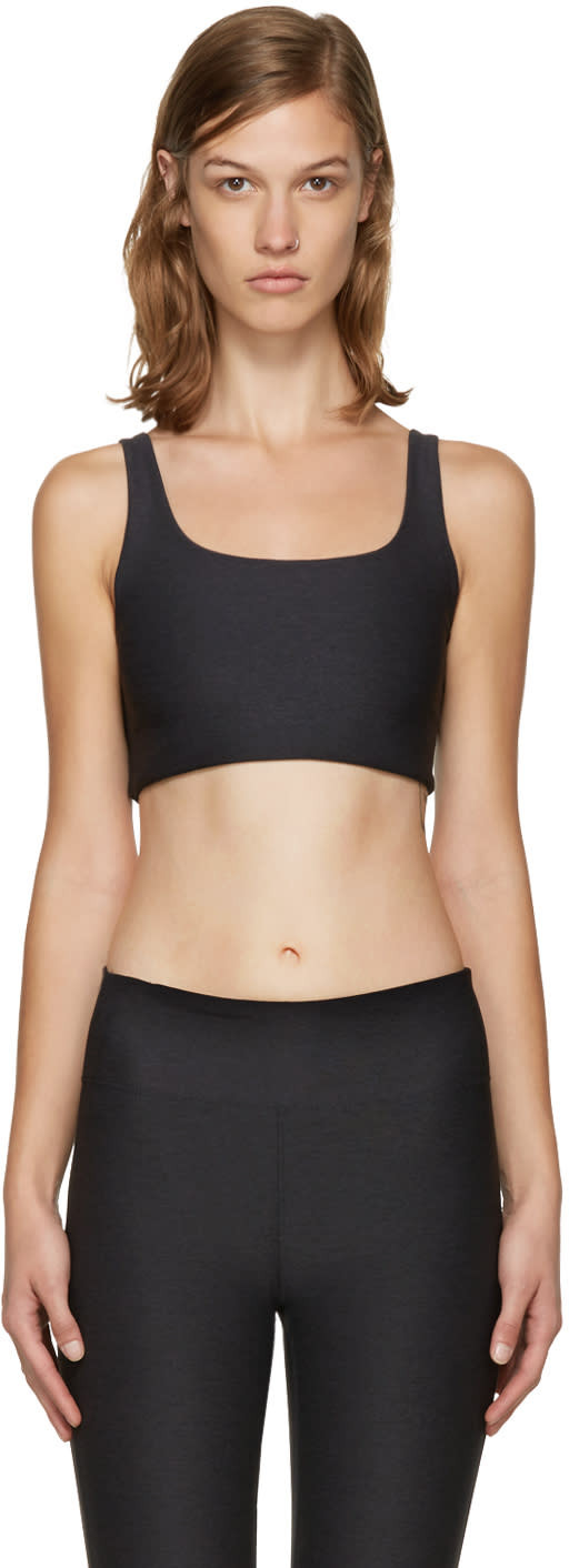 A.p.c. X Outdoor Voices Grey Scoop Back Bra | SSENSE