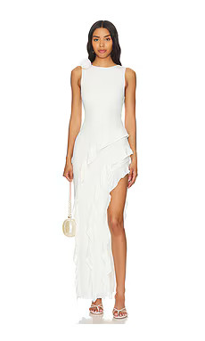 AFRM Airess Dress in Gardenia from Revolve.com | Revolve Clothing (Global)