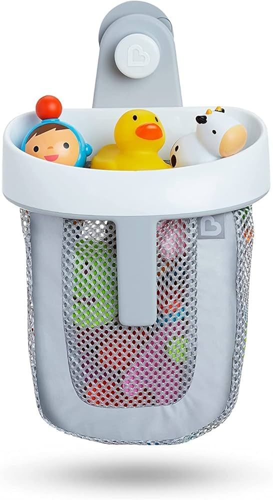 Munchkin® Super Scoop™ Hanging Bath Toy Storage with Quick Drying Mesh, Grey | Amazon (US)