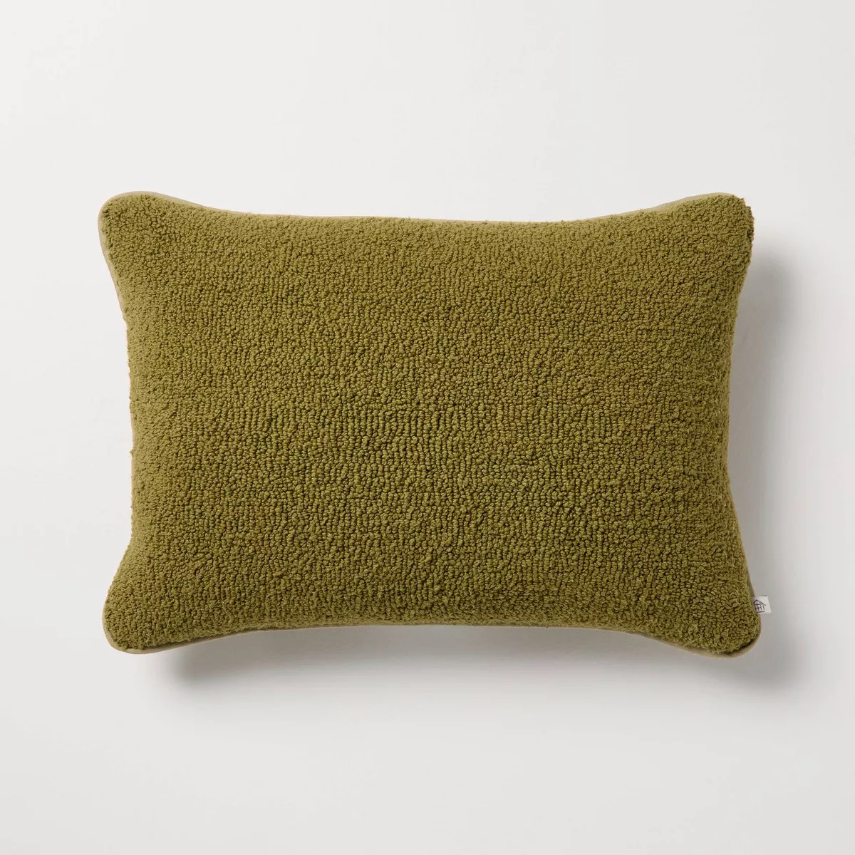 14"x20" Tufted Lumbar Toss Pillow Green - Hearth & Hand™ with Magnolia | Target