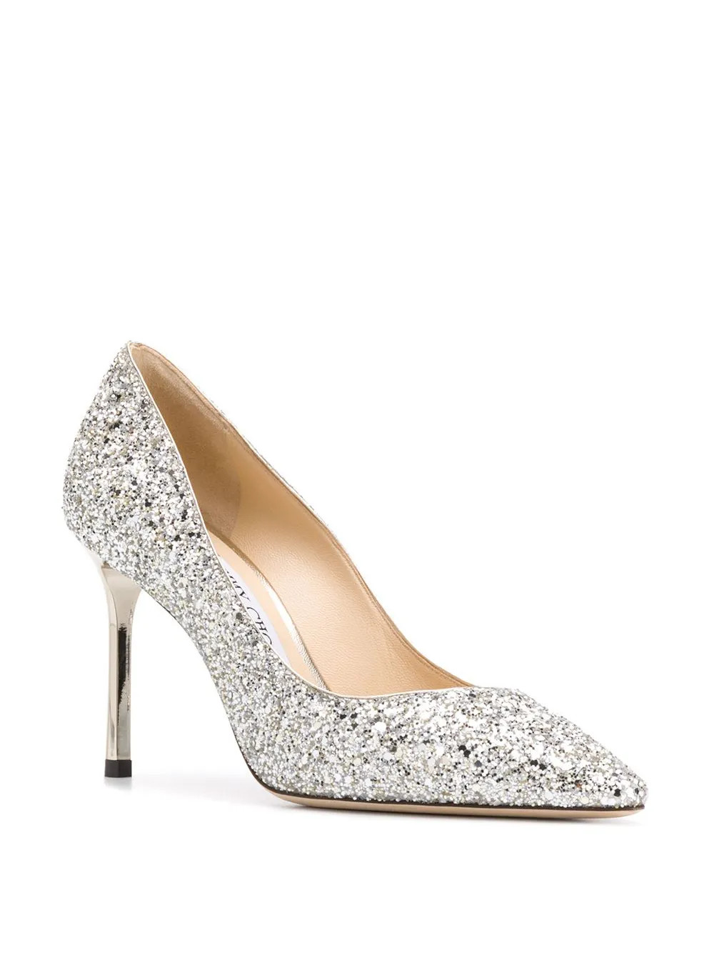 Jimmy Choo Romy 85 Pumps | Silver | FARFETCH | Farfetch Global