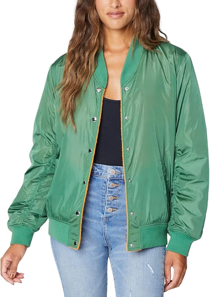 [BLANKNYC] Womens Luxury Clothing Bomber Jacket, Comfortable Coat, Stylish Windbreaker | Amazon (US)