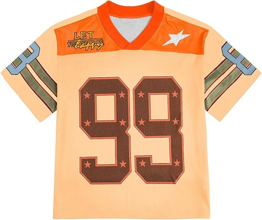 SOLY HUX Mens Jersey Y2k Baggy Shirts Graphic Tees Oversized Tshirts | Amazon (US)