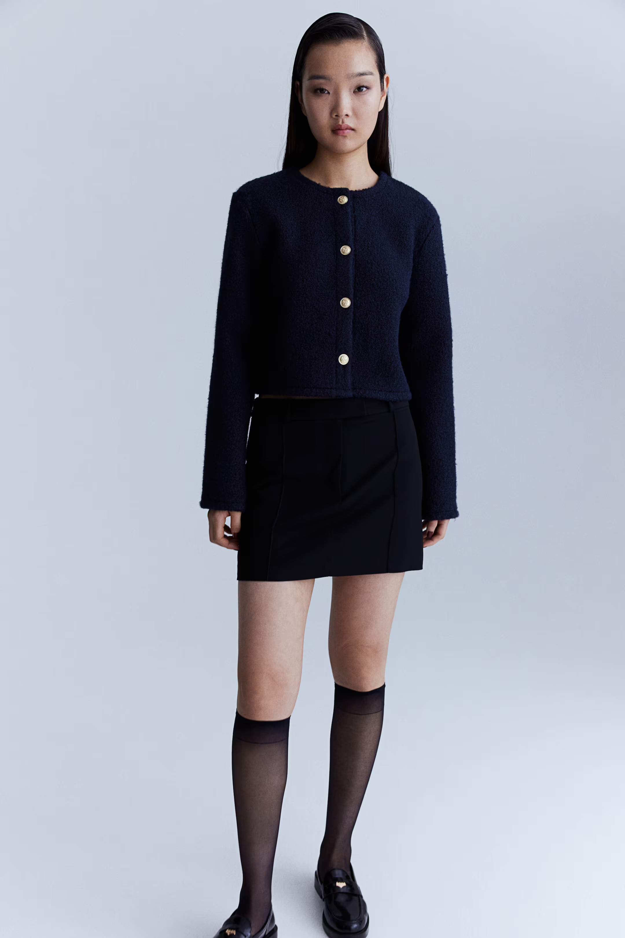 Bouclé-Weave Cardigan | H&M (US + CA)