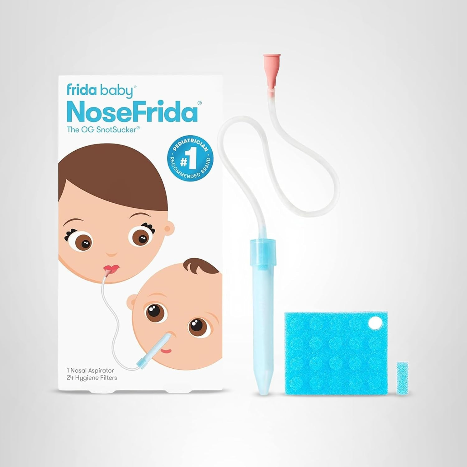 Frida Baby NoseFrida SnotSucker for Baby, Nasal Aspirator for Baby, Nose Sucker Baby Nasal Aspira... | Amazon (US)