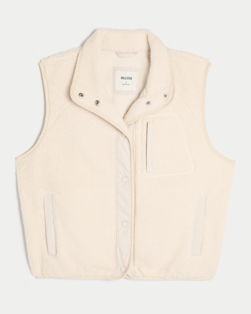 Women's Sherpa Vest from Hollister | Hollister (US)