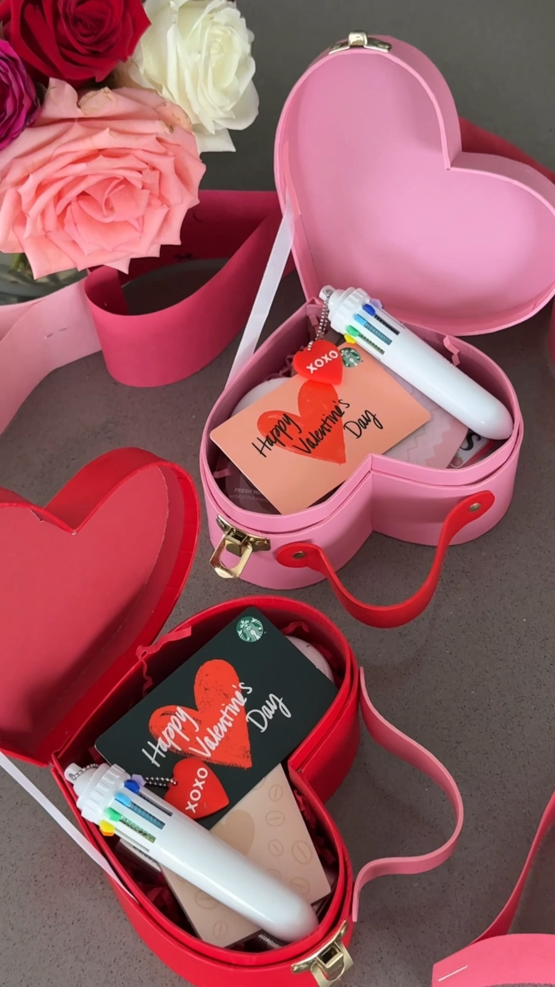 I snagged these mini suitcases as soon as I saw them. 💘

We made these to gift our teachers this week but, they are perfect to fill with sweet goodies for anyone this week. 
Share this with anyone who needs a cute last minute gift idea 💕

#LTKSeasonal #LTKValentine