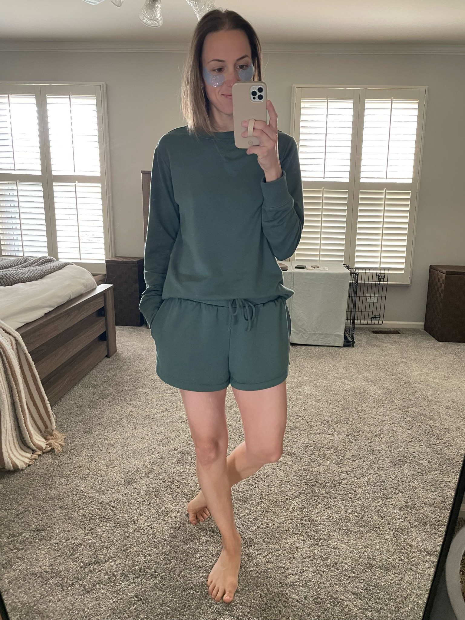 If I could wear this set on the daily I would. It’s so soft and cozy! Love that it looks more put together!Wearing true size S in both.

Also, my favorite eye gels from Amazon. Linked in my Amazon Storefront!

#LTKfindsunder50