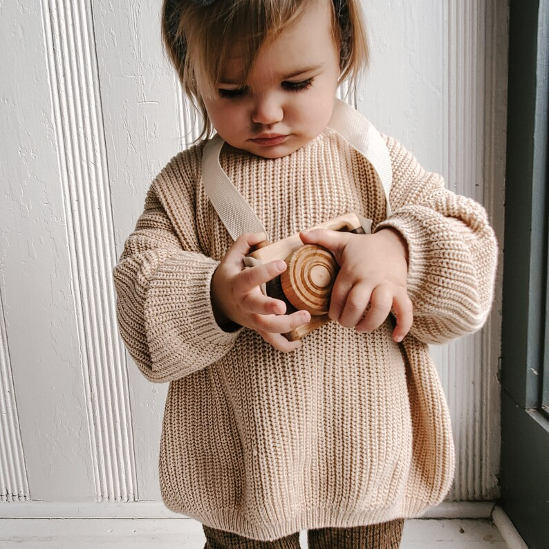 Organic Wooden Toy Camera, Pretend Camera for your Little Photographer, Photo Camera Prop, Imagin... | Etsy (US)