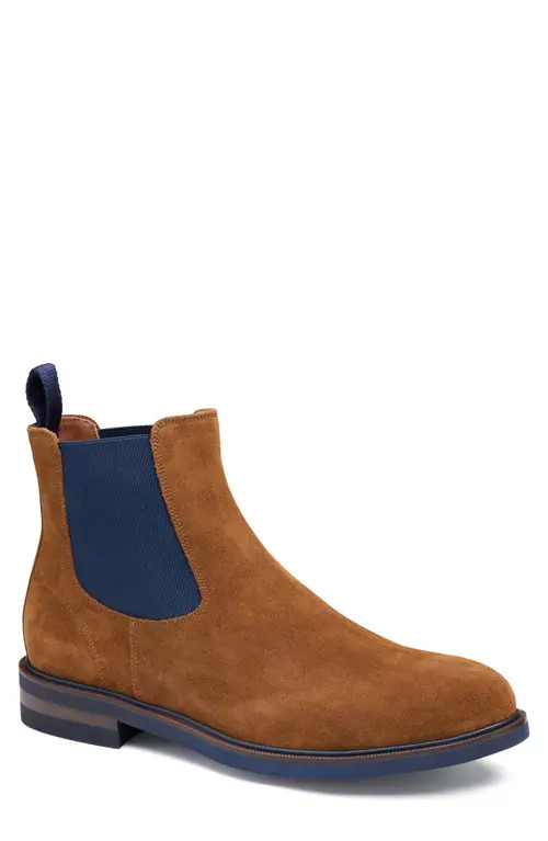 Johnston & Murphy Hartley Chelsea Boot in Snuff Italian Suede at Nordstrom, Size 11 | Nordstrom