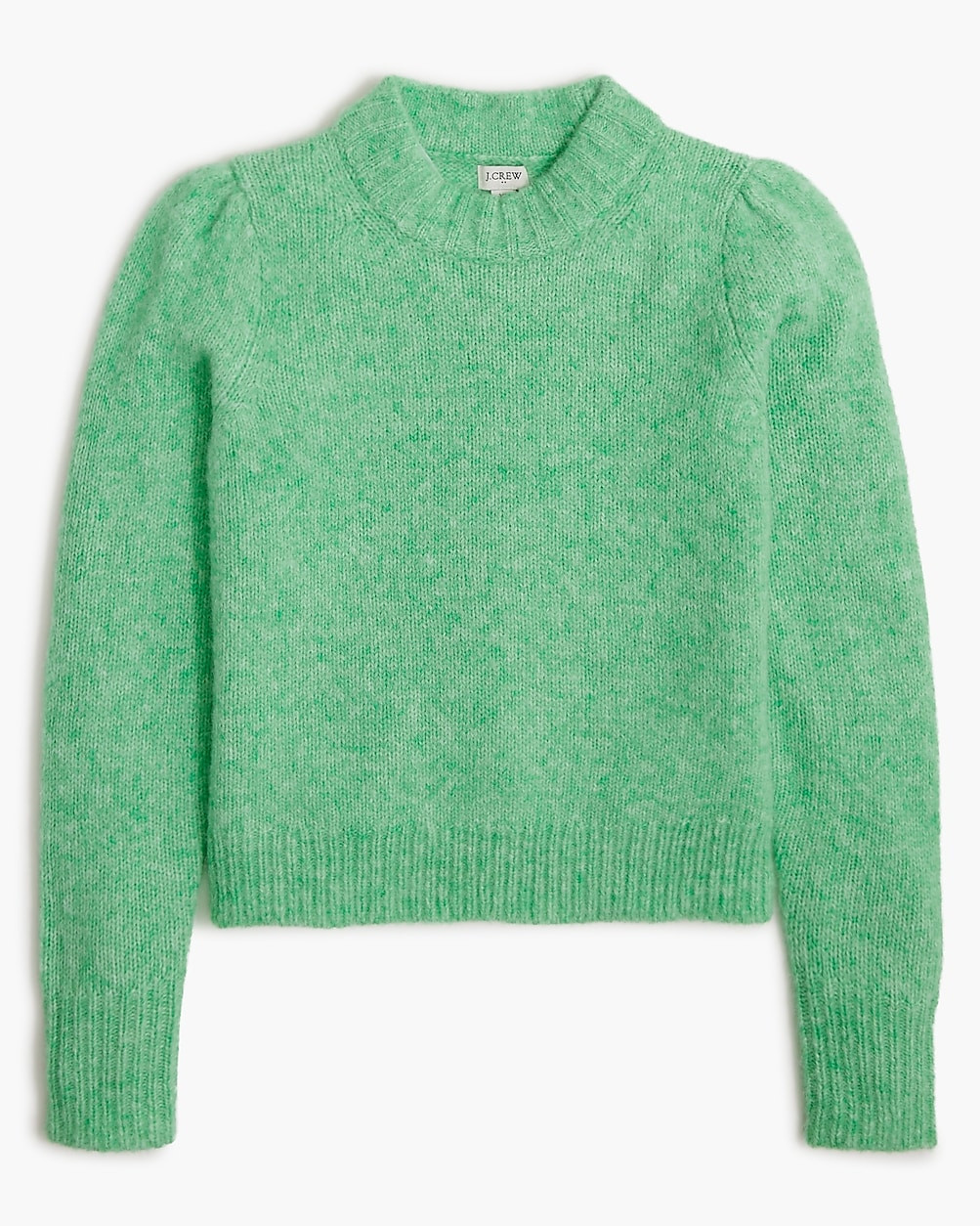 Fuzzy puff-sleeve sweater | J.Crew Factory