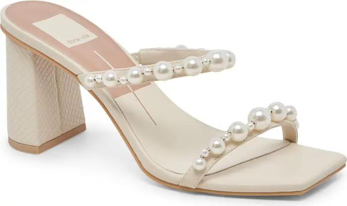 Perna Imitation Pearl Slide Sandal (Women) | Nordstrom Rack