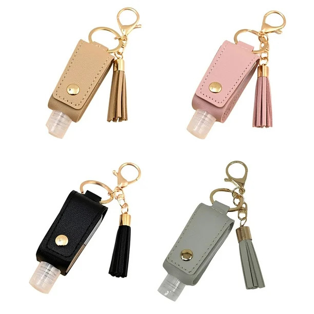 Randolph 4 Pack Travel Bottles Hand Sanitizer Holder Keychain 50ml Leakproof Containers - Walmart... | Walmart (US)
