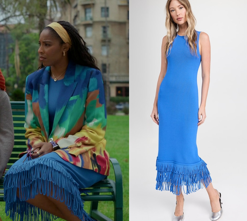 Gaby (Jessica Williams) in Shrinking 3x03

more on shopyourtv.com 

 