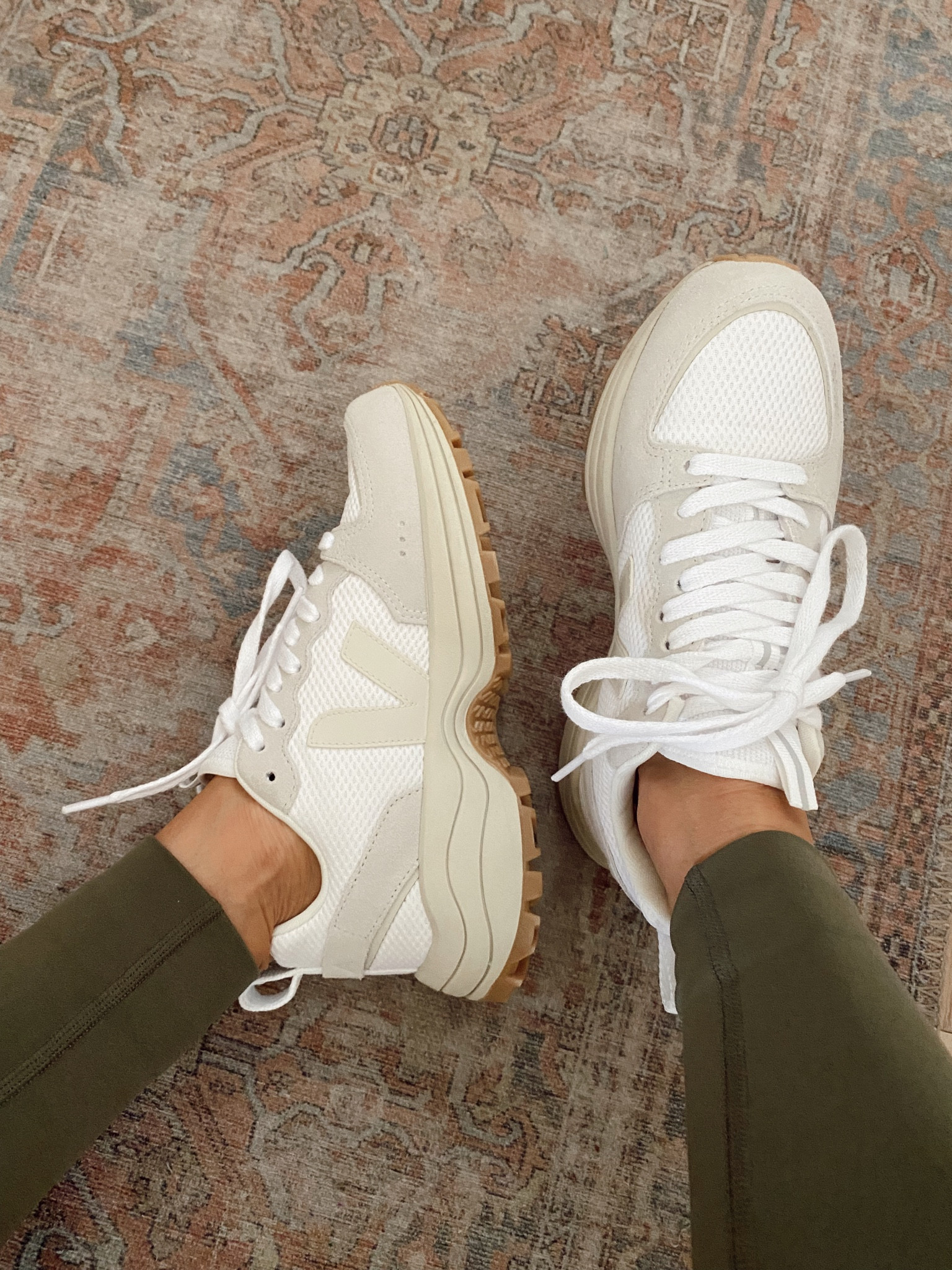 Veja Venturi sneakers 
So comfortable 
I’m a 6.5 and wearing the 37- the 36 was too tight 