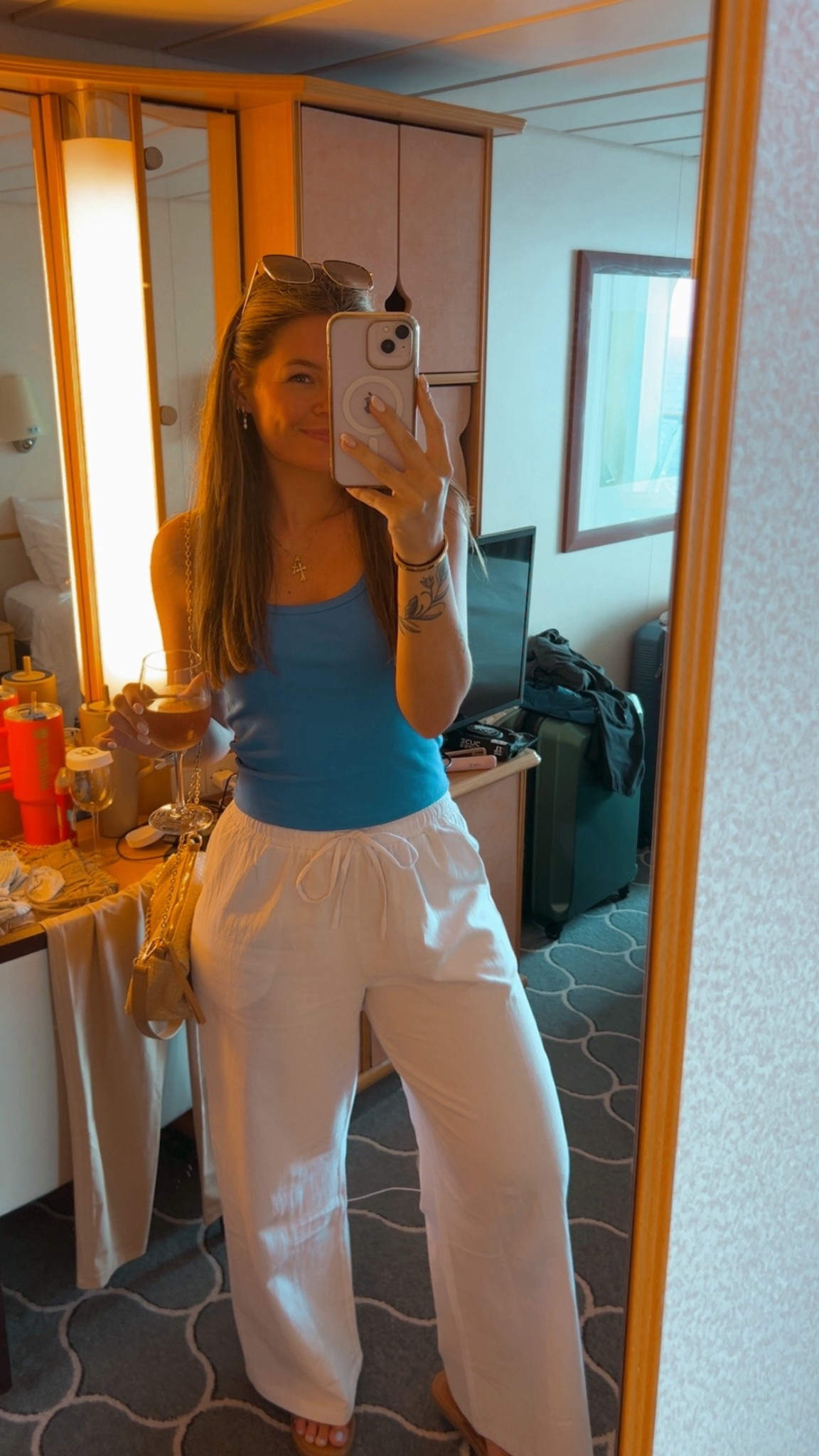 Got a size small in the tank and it fits perfect! Pants are not super stretchy so I did size up, very happy I did because they turned out perfect !

#LTKFindsUnder50 #LTKTravel #LTKStyleTip