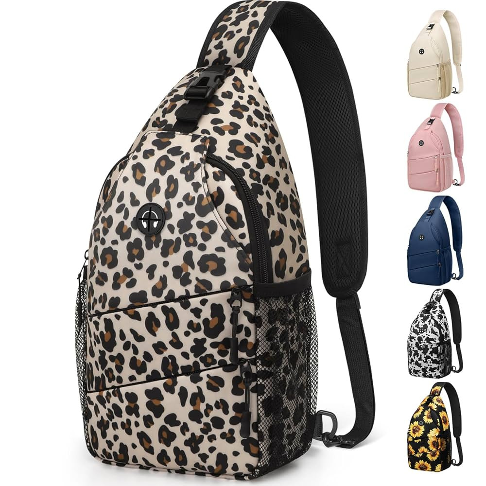 Crossbody Bags for Women Men Trendy Sling Bag Bakpack Casual Chest Bag with Convertible Shoulder ... | Amazon (US)