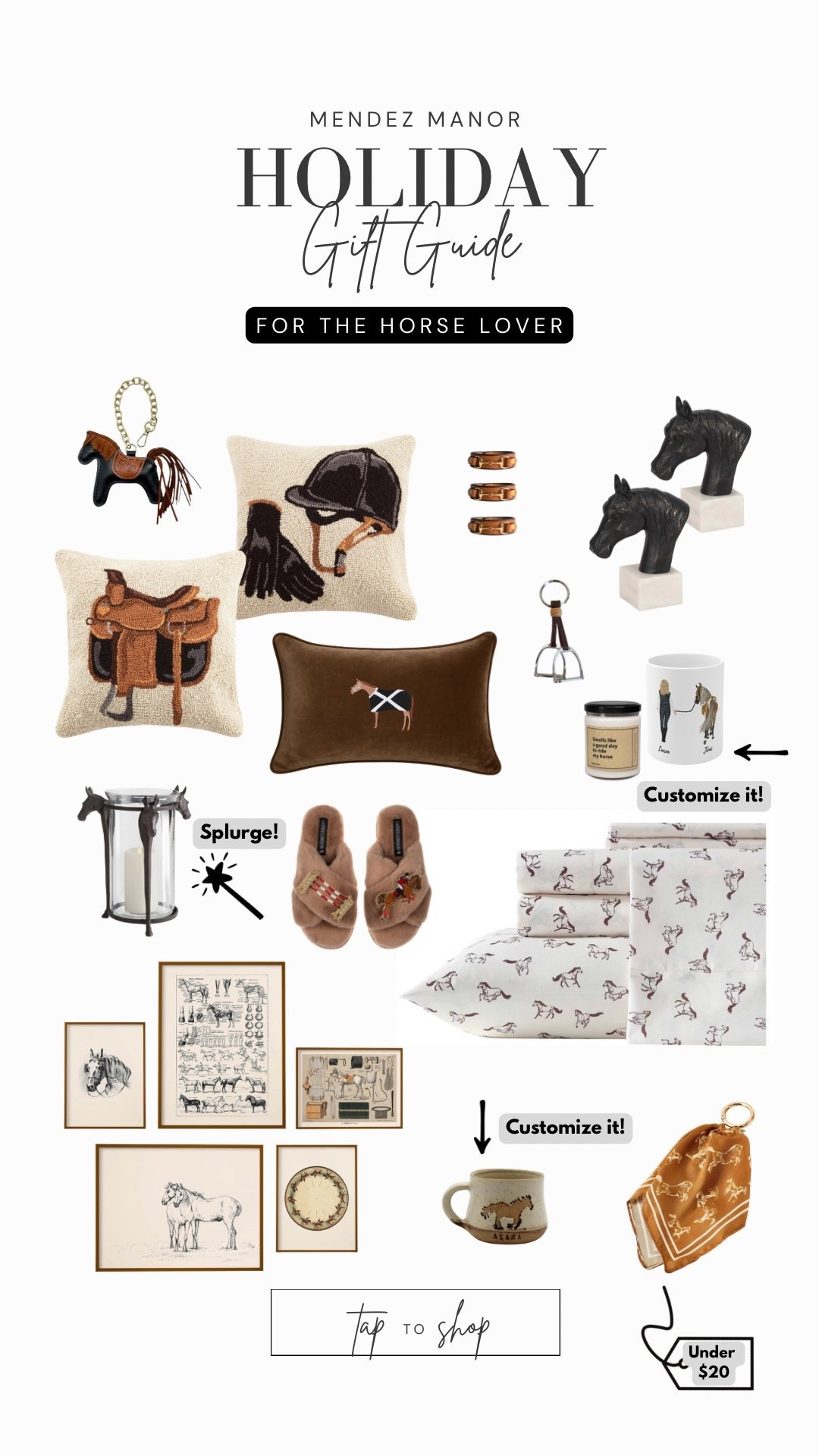 A round-up of my favorite gifts for horse lovers this Christmas! 

#giftguide #equestrian #horsegift

#LTKGiftGuide #LTKHoliday #LTKHome