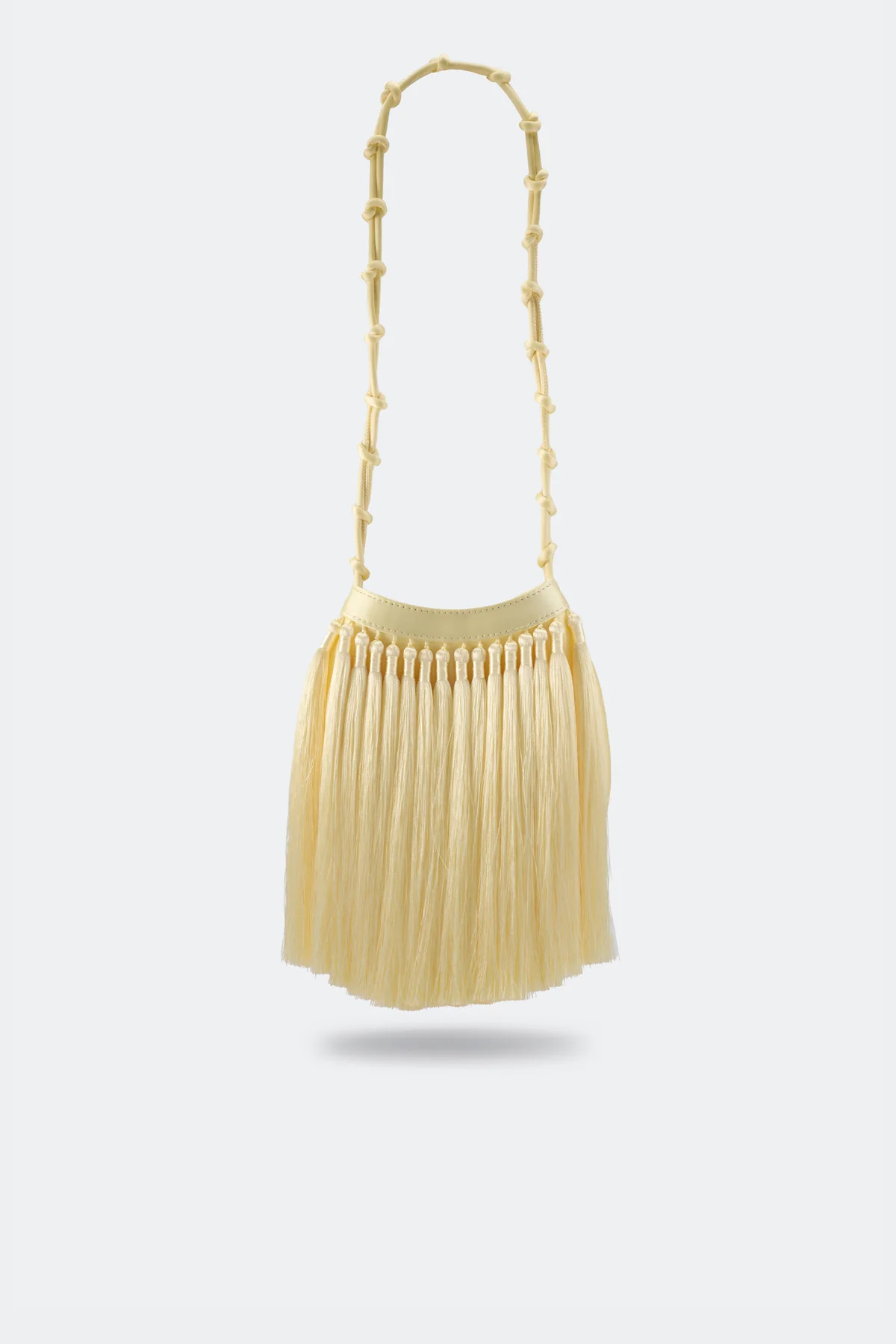 Tassel Knotty Bag In Butter | Simon Miller
