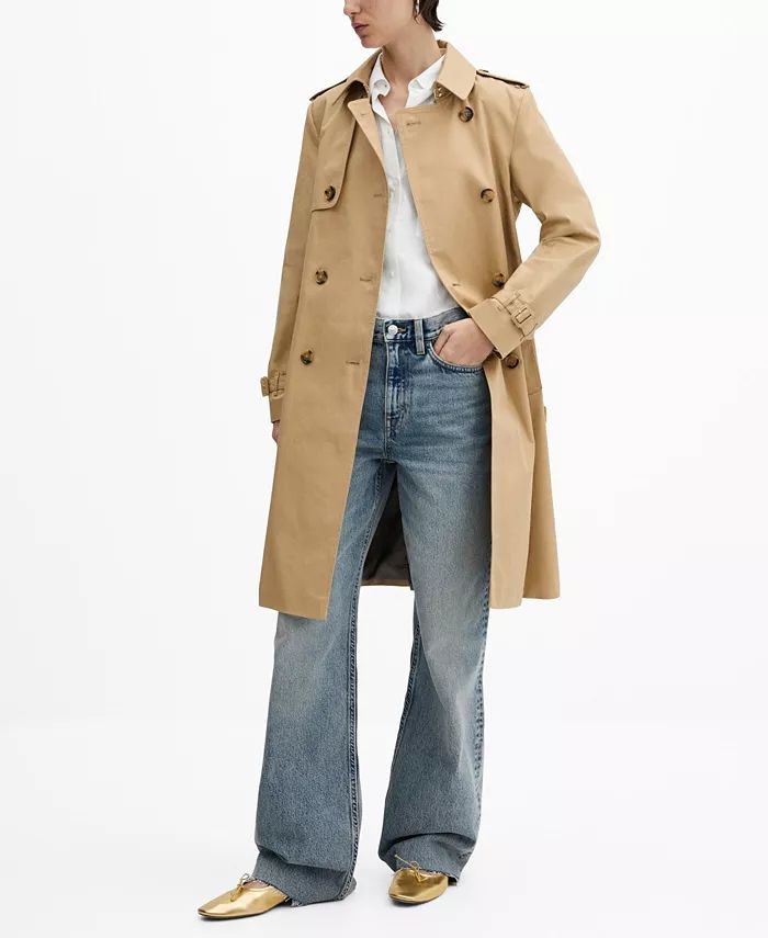 Women's Belted Classic Trench Coat | Macy's