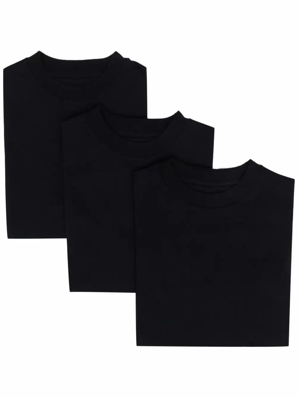 Jil Sander three-pack organic-cotton T-shirts - Farfetch | Farfetch Global