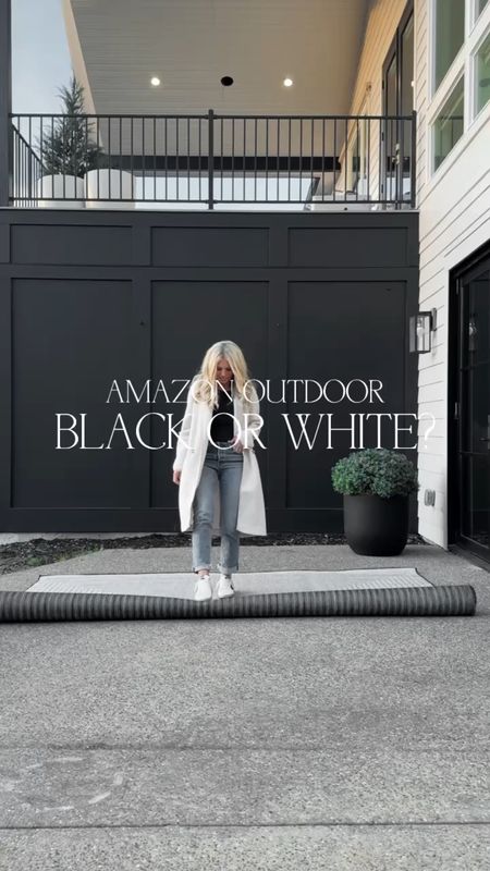 AMAZON Outdoor BLACK or WHITE⁣
⁣
While this rug is technically not reversible, I plan on using it both ways. I love the subtle pattern on both sides and the way it grounds our patio seating. Stay tuned to see how a complete this area. ⁣
⁣
#amazonmusthave #amazonoutdoor #amazongadget #outdoorspaces #outdoorinspo #modernhome

#LTKSeasonal #LTKstyletip #LTKhome