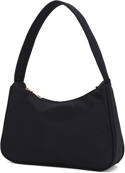 Small Nylon Shoulder Bags for Women Mini Handbags with Zipper Closure | Amazon (UK)