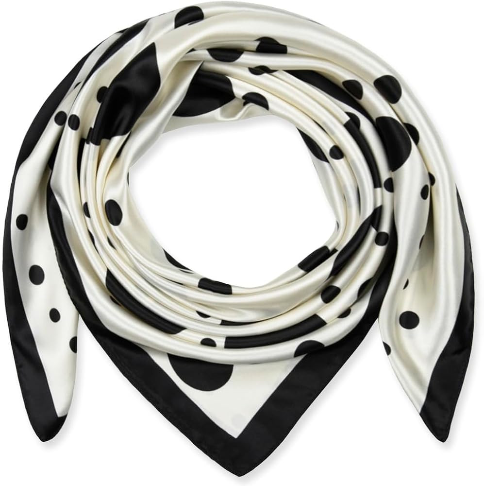 corciova 35x35 Large Square Satin Hair Scarf for Women – Silk-Feel Head Wrap, Night Protection,... | Amazon (US)