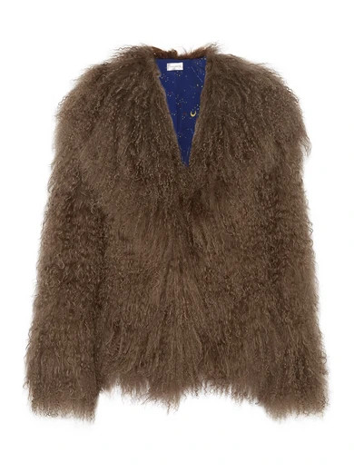 Klein shearling jacket | NET-A-PORTER (US)