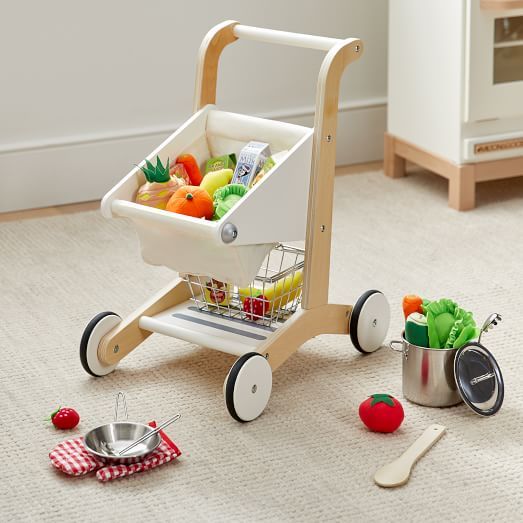 Wooden Shopping Cart | West Elm | West Elm (US)