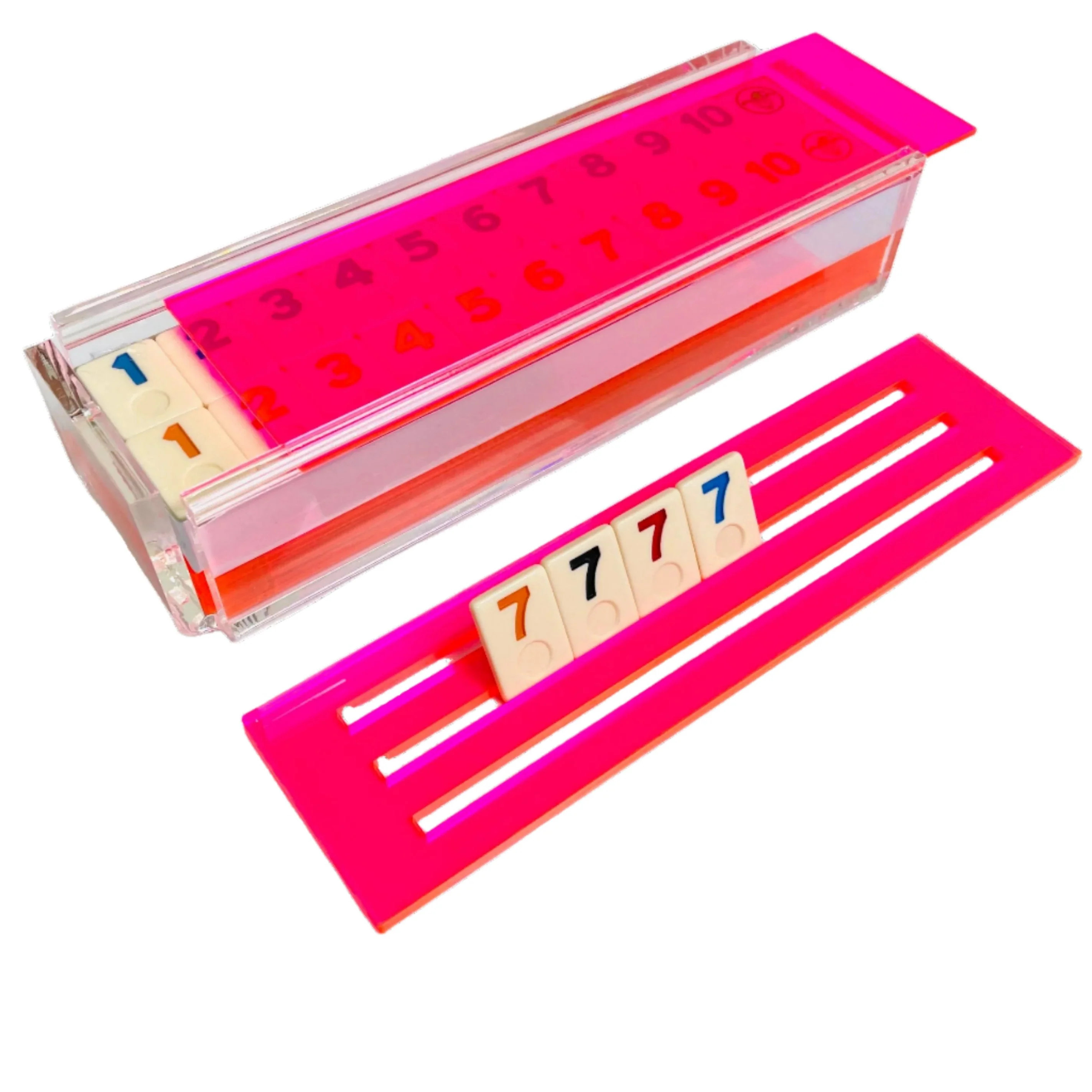 Luxe Rummy Tile Game with Color Racks | Jones & Daughters